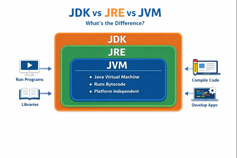 jdk vs jre vs jvm